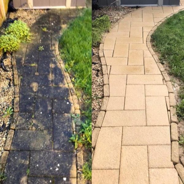 Driveway Cleaning | Removal of black spot