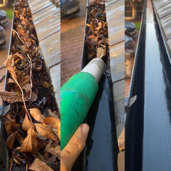 Gutter cleaning process