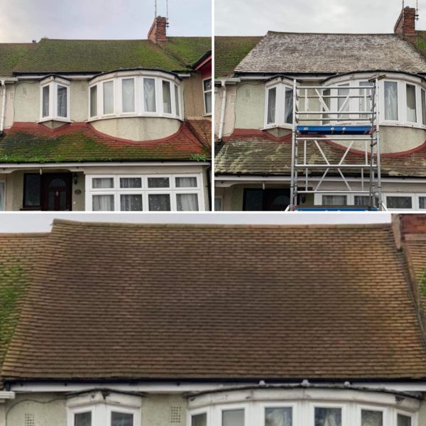 Roof Before, during after